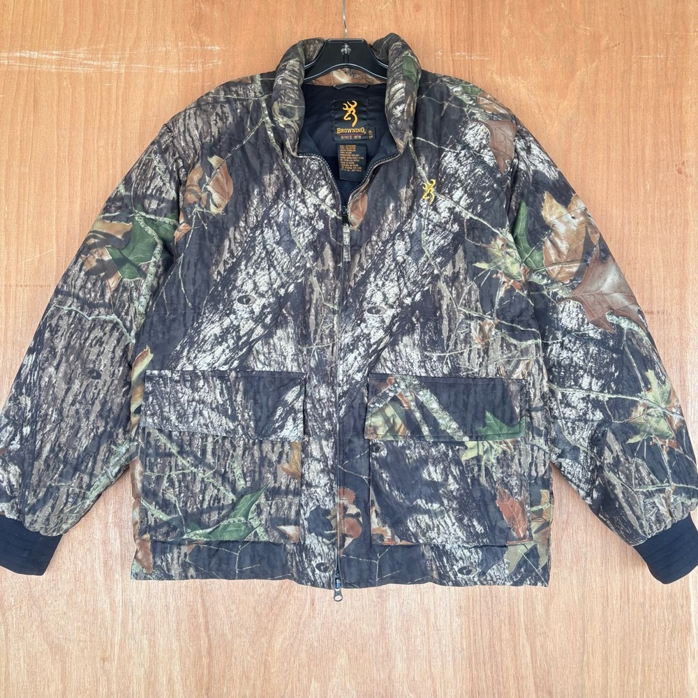 Browning Men's Woodland Camo Puffer Jacket
